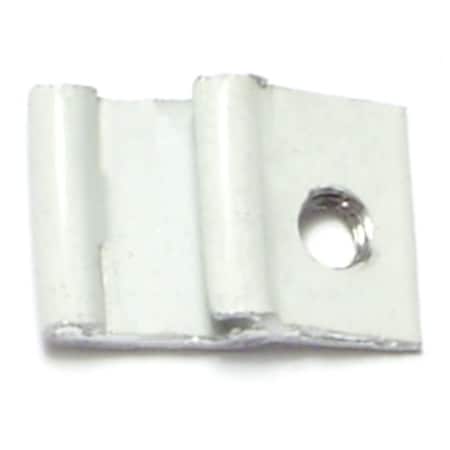 Midwest Fastener 1/2" Self-Locking White Aluminum Storm Door Clips 30PK 66104